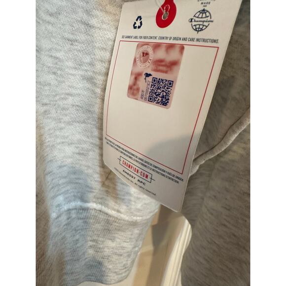 Champion Iowa Hawkeyes Crewneck Sweatshirt XL Gray – Official NCAA College Gear - Picture 4 of 7